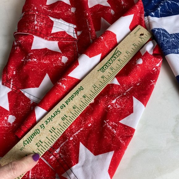 Joe Boxer Swim Trunks stars stripes flag 4th july independence  board shorts 36 - Picture 6 of 8